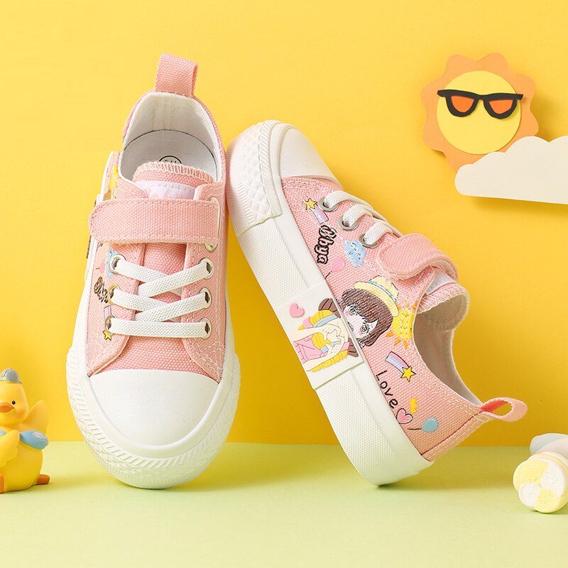 Abigail Flickor Casual Sneaker - Rosa