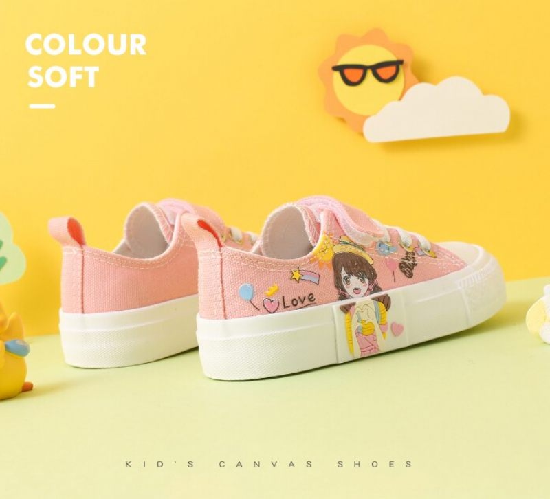 Abigail Flickor Casual Sneaker - Rosa