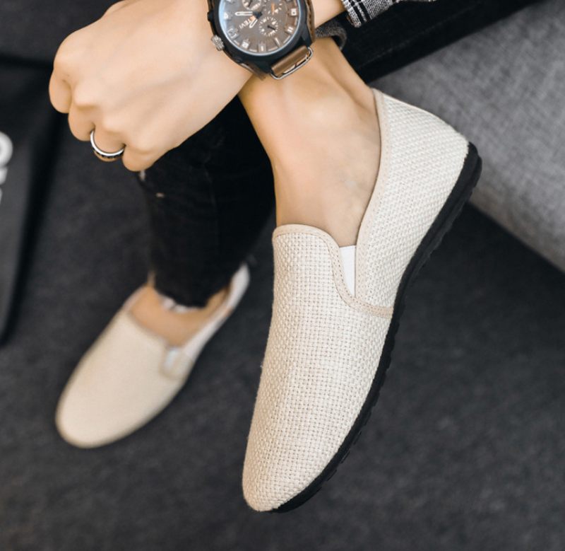Adalberto Herr Loafers Fritidsskor - Beige
