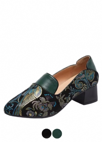 Adela Klänning Pumps I Läder För Kvinnor