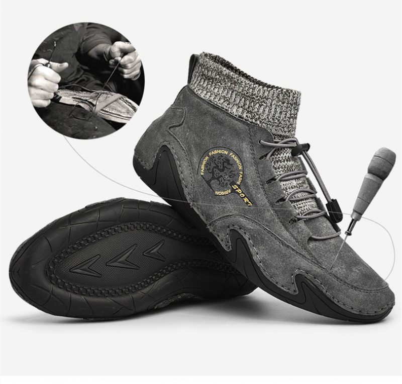 Adolfo Casual Boots För Män - Grå