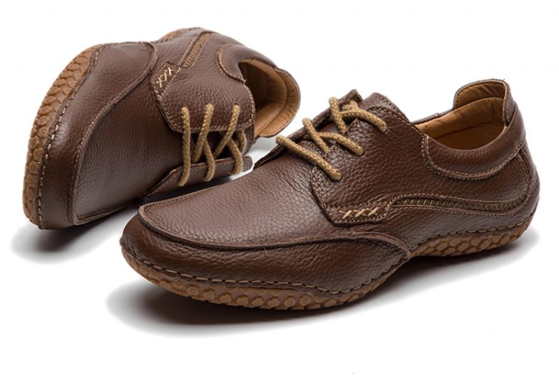 Adrey Loafers Klänning Skor För Män - Brun
