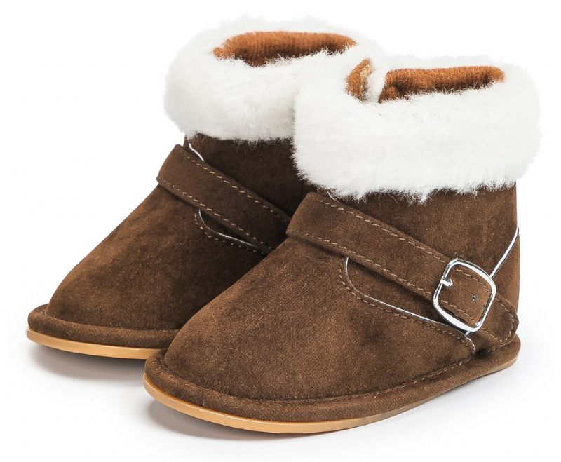 Afleck Unisex Snökänga För Barn - Brun päls