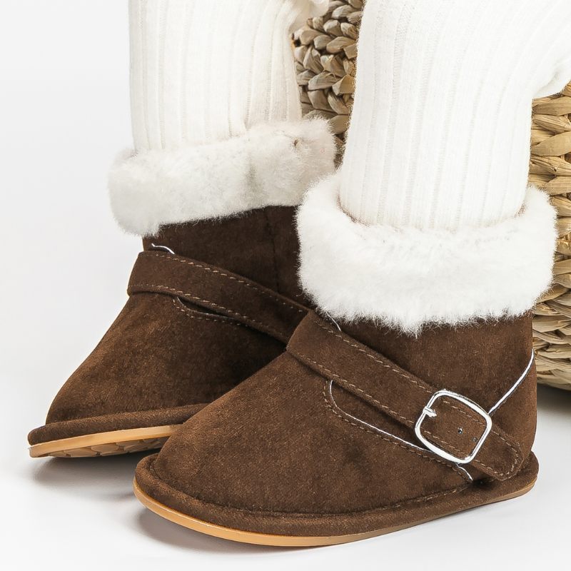 Afleck Unisex Snökänga För Barn - Brun päls