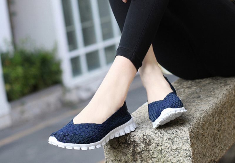 Afra Slip-on Damskor - Marinblå