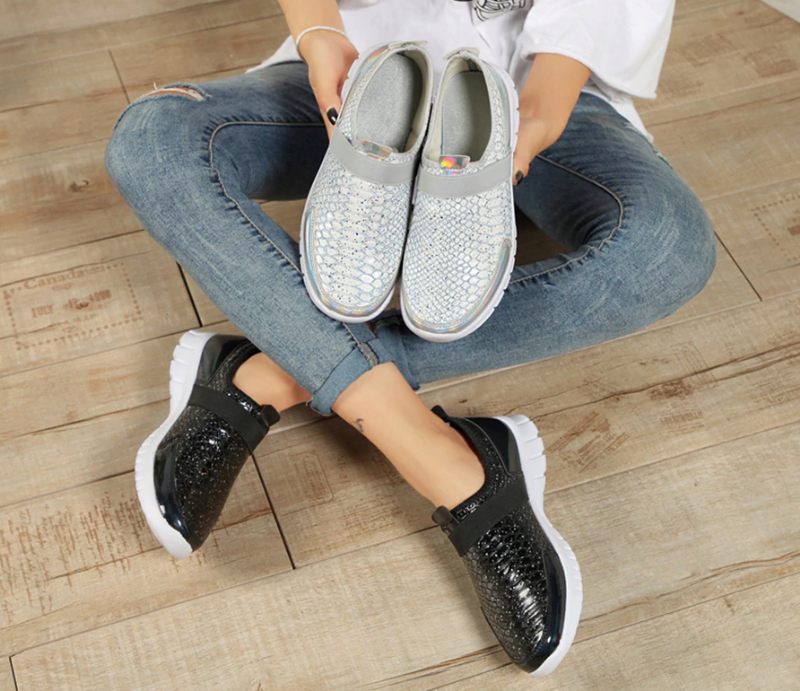 Aina Slip-on Damskor - Silver