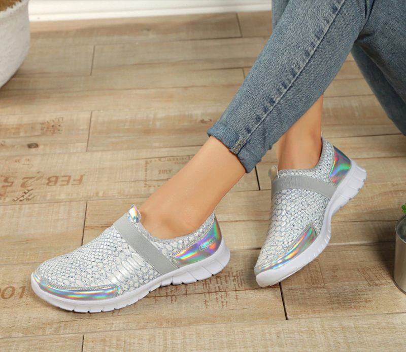Aina Slip-on Damskor - Silver