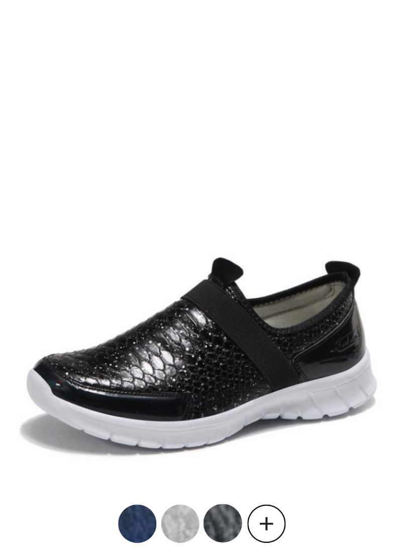 Aina Svarta Slip-on Damskor