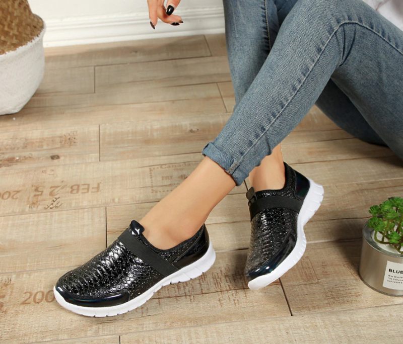 Aina Svarta Slip-on Damskor - Svart