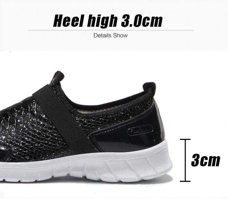 Aina Svarta Slip-on Damskor - Svart