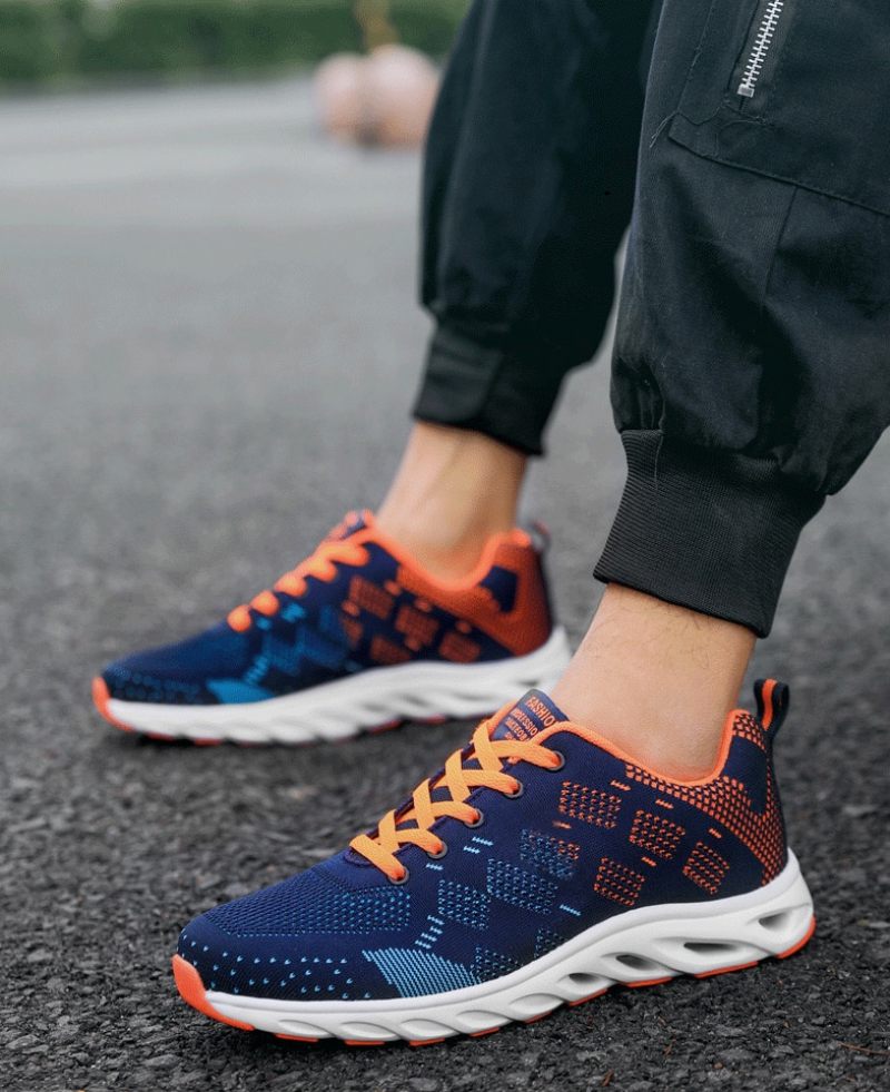 Airon Casual Sneakers För Män - Marinblå