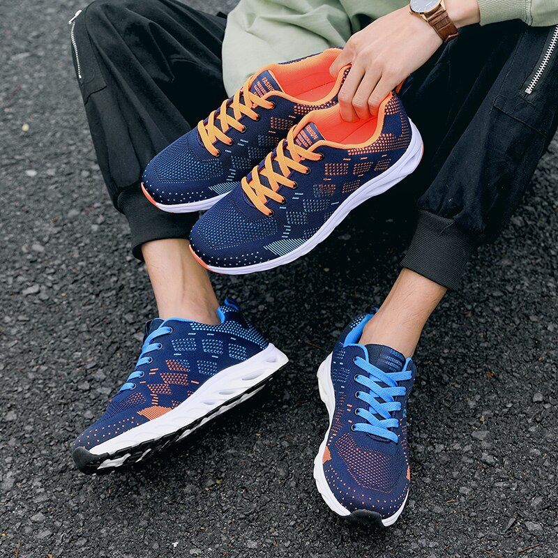 Airon Casual Sneakers För Män - Marinblå