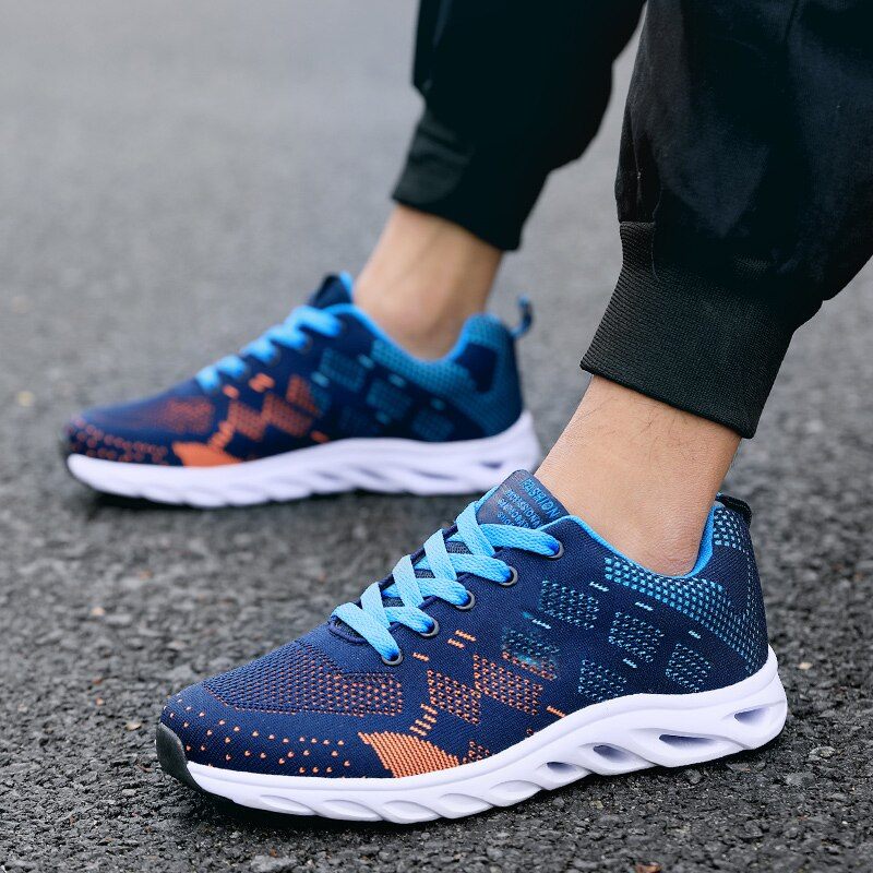 Airon Casual Sneakers För Män - Marinblå