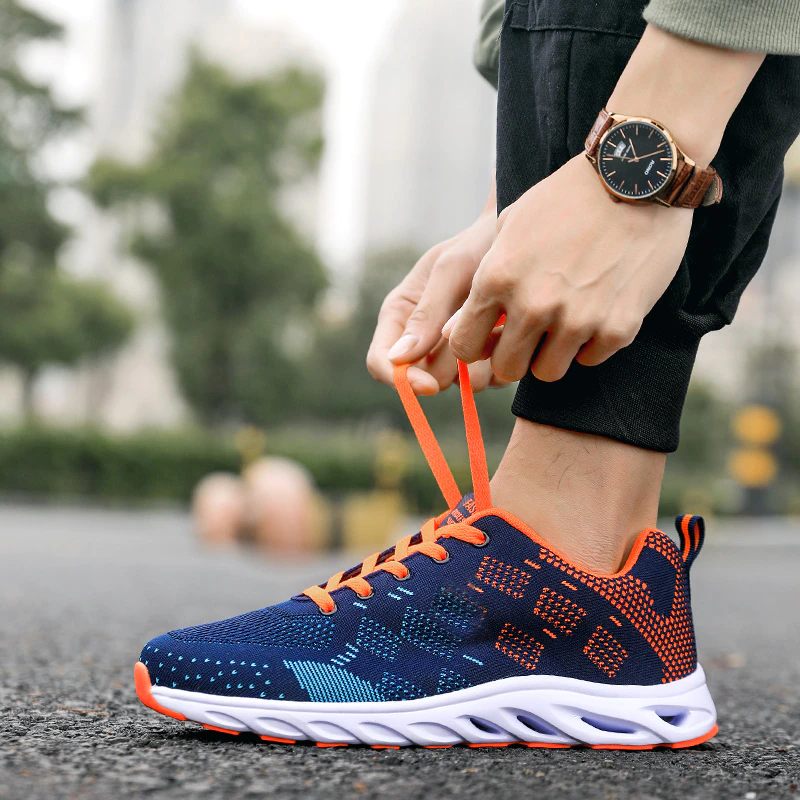 Airon Casual Sneakers För Män - Marinblå