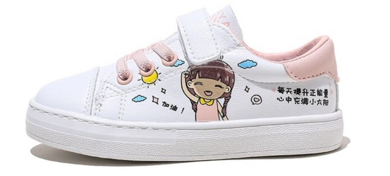 Akoni Flickor Casual Sneaker - Vit