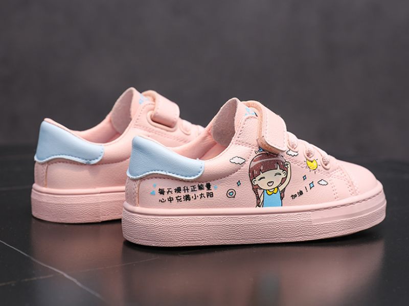 Akoni Flickor Casual Sneaker - Vit