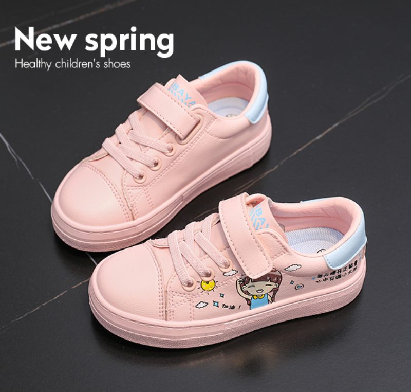 Akoni Flickor Casual Sneaker - Vit