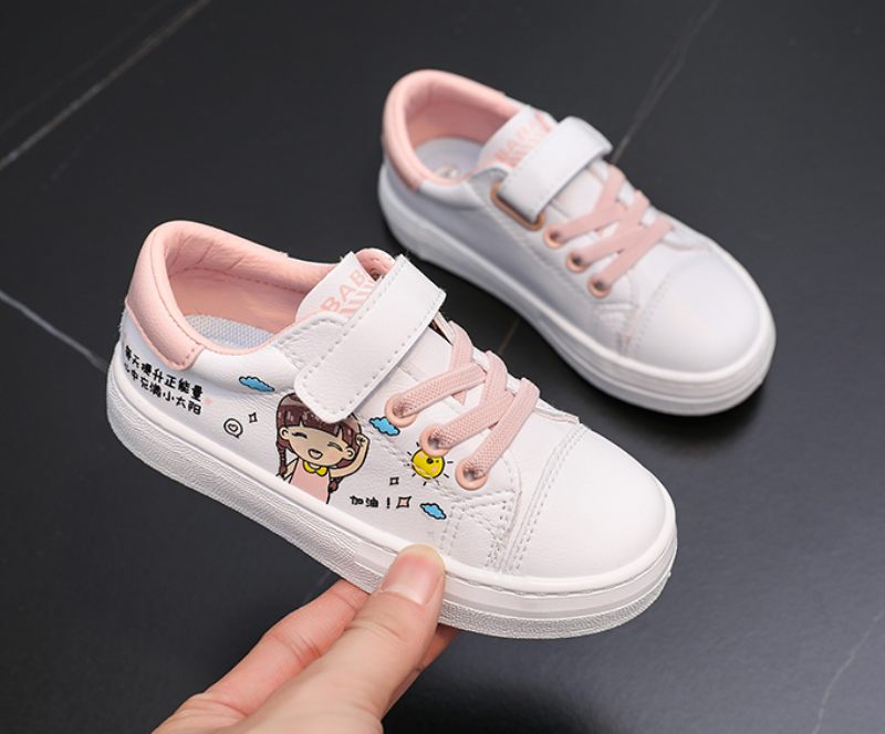 Akoni Flickor Casual Sneaker - Vit
