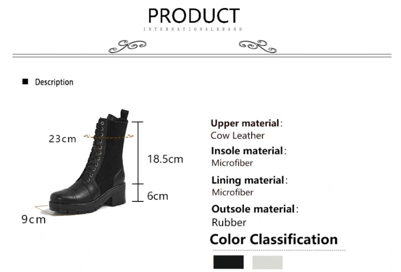 Alana Boots Mid Calf - Vit