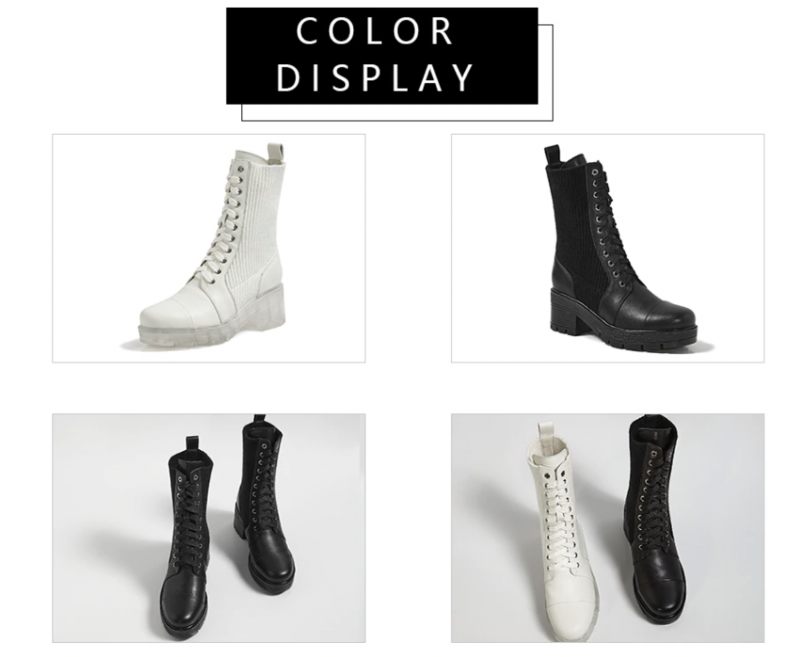 Alana Boots Mid Calf - Vit