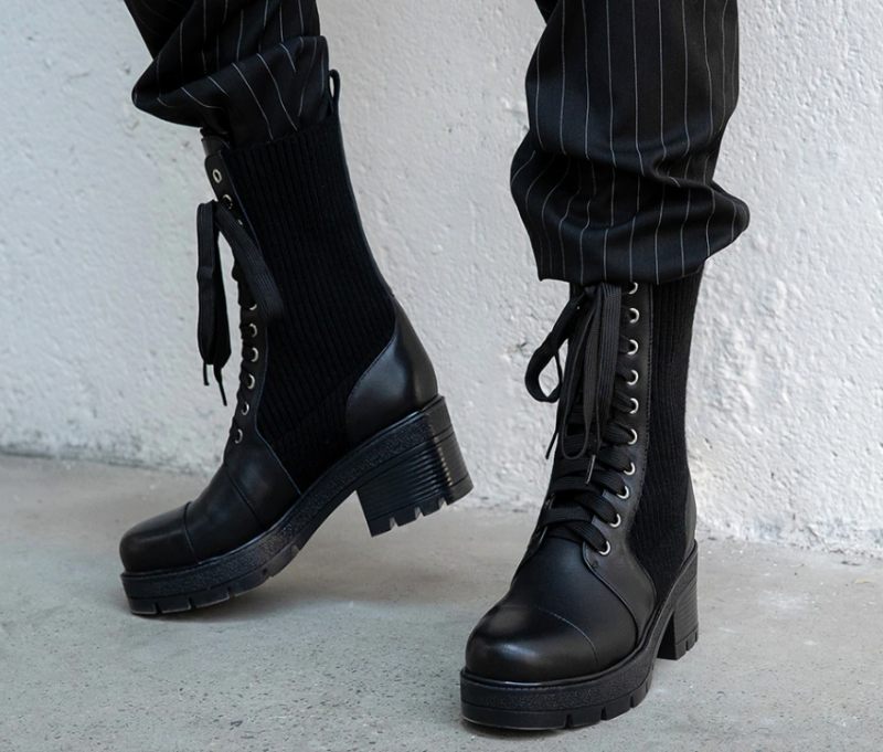 Alana Boots Mid Calf - Vit