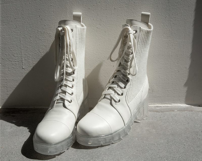 Alana Boots Mid Calf - Vit