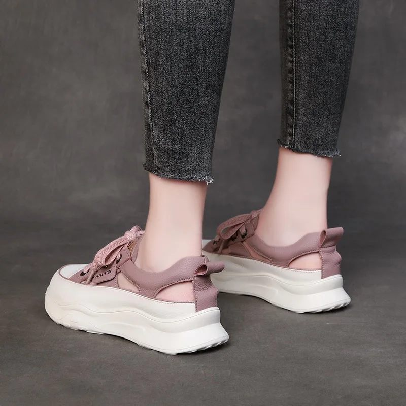 Alba Bekväma Sommarsneakers För Kvinnor - Beige