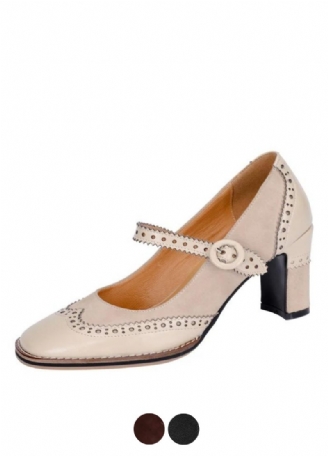 Albany Dam Brogues Pump Skor