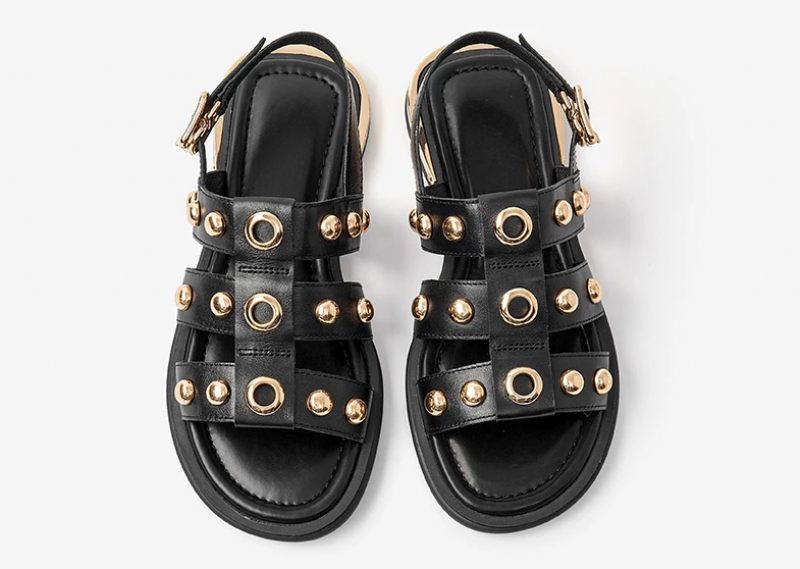 Albany Lädersandal För Kvinnor - Vit