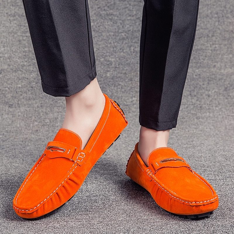 Albert Loafers För Män I Mockaskor - Grön