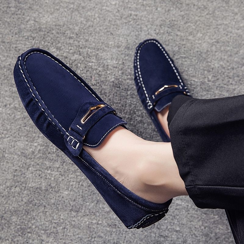 Albert Loafers För Män I Mockaskor - Grön