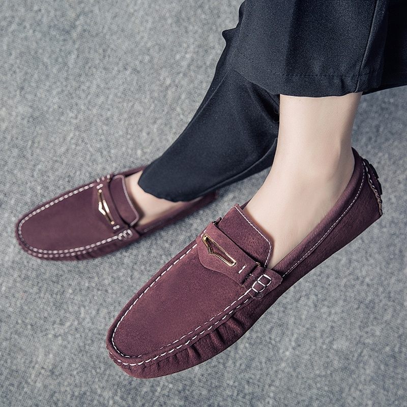 Albert Loafers För Män I Mockaskor - Grön