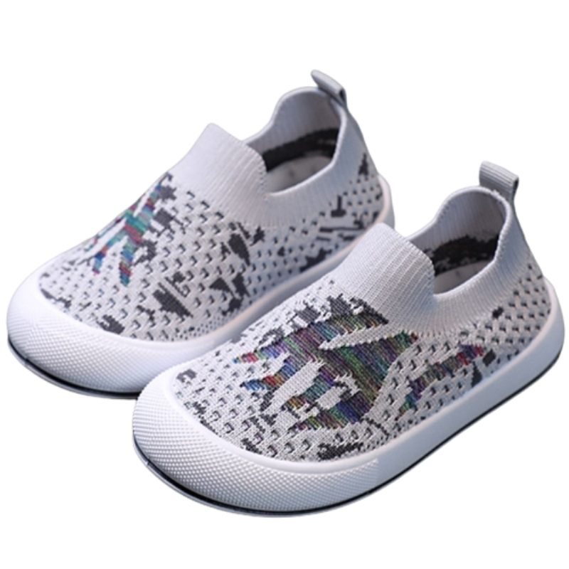 Alberty Unisex Slip-on Sneakers För Barn - Grå