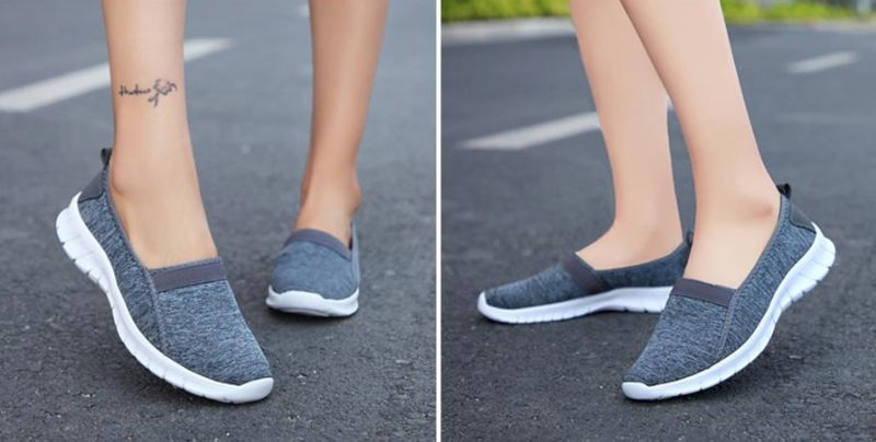 Aldana Slip-on-skor För Kvinnor - Grå