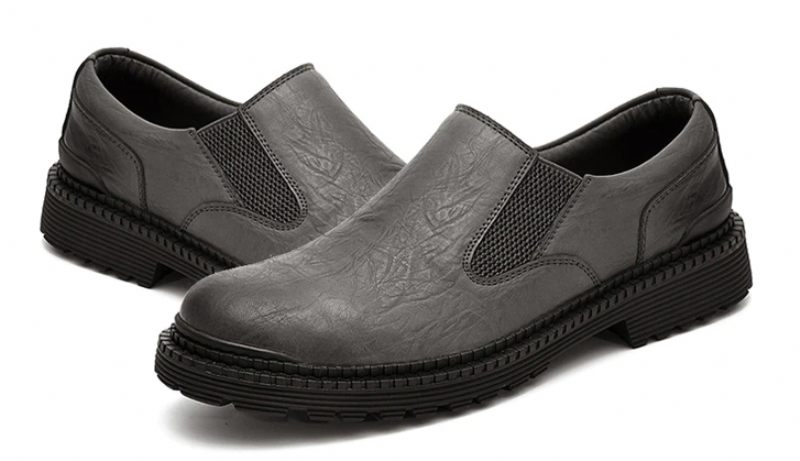 Alden Oxford Slip-on Skor För Män - Grå