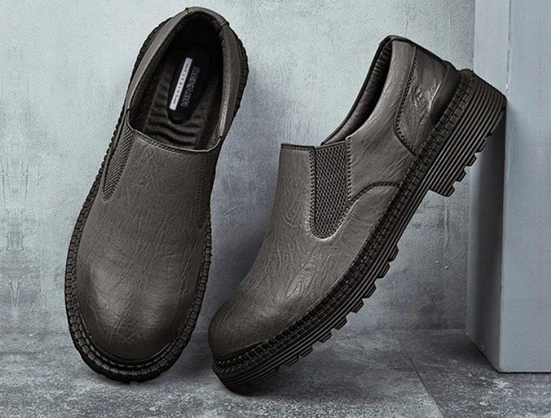Alden Oxford Slip-on Skor För Män - Grå