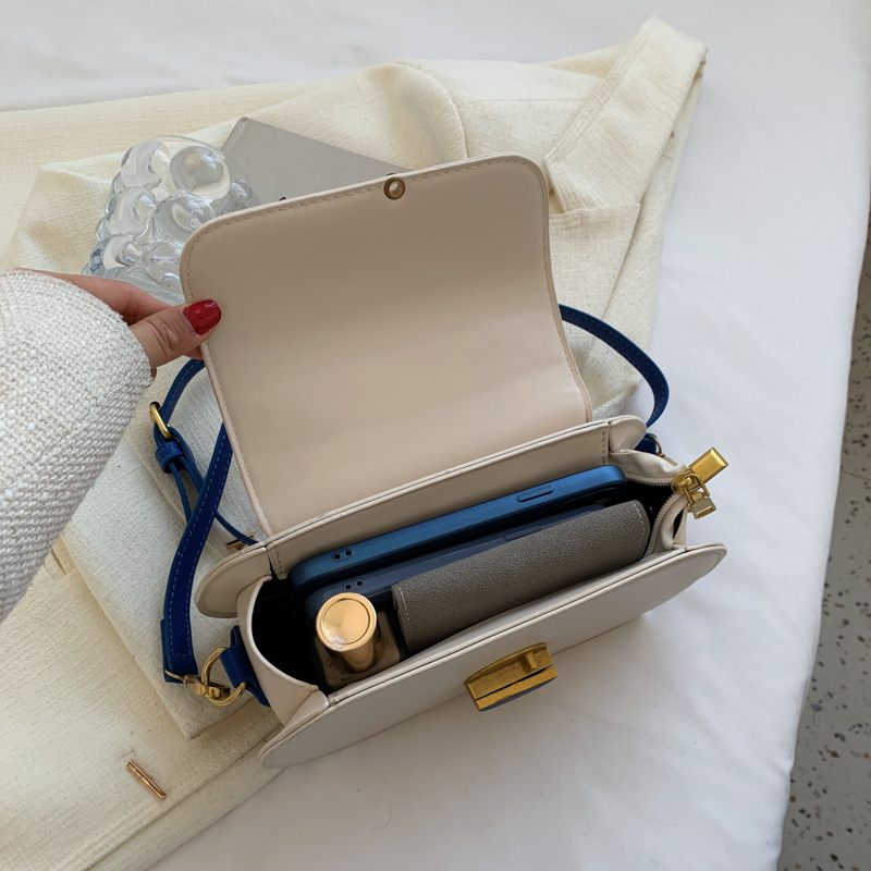 Aldon Axelhandväska I Läder För Kvinnor - Beige