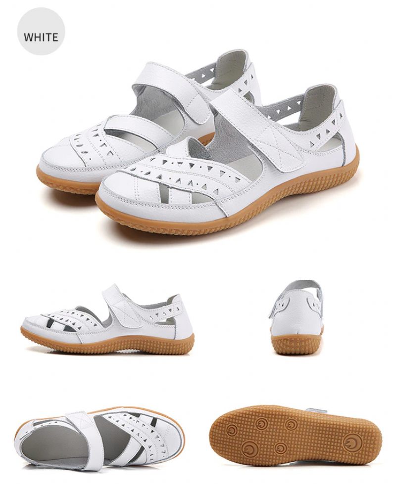 Alegria Platta Loaferskor I Läder För Kvinnor - Beige