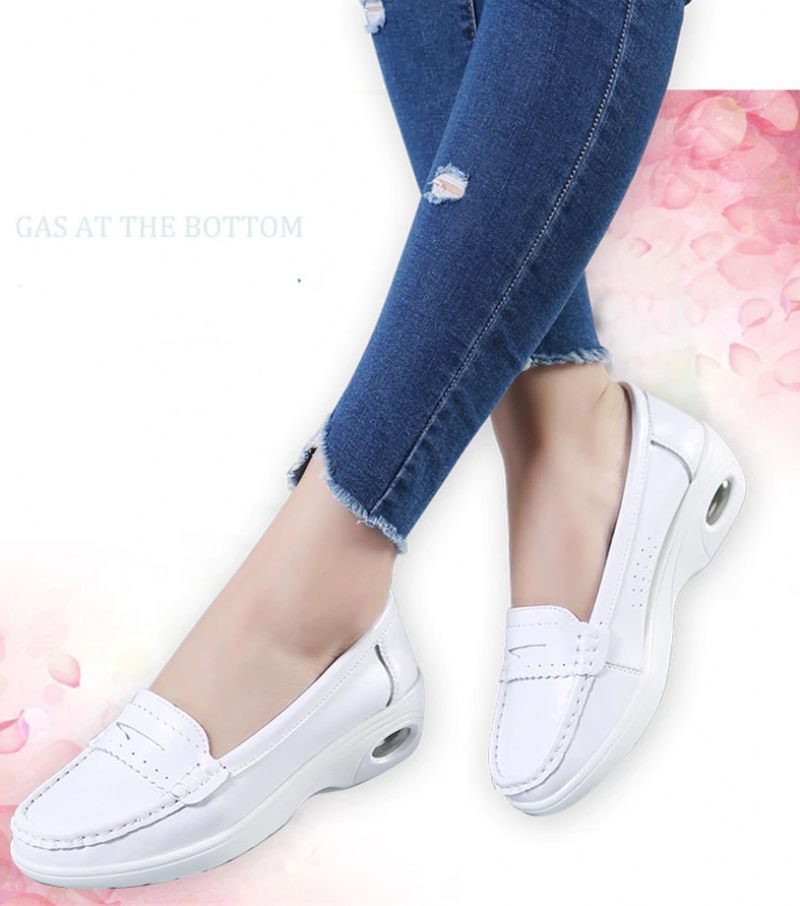 Aleida Dam Loafer Skor - Vit