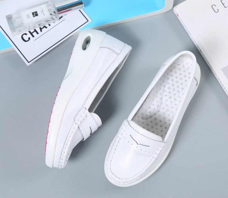 Aleida Dam Loafer Skor - Vit