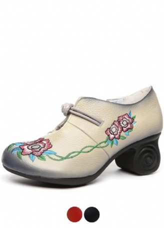 Aleida Dambroderi Pumps Skor