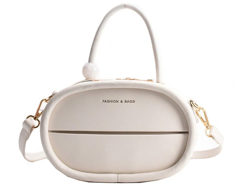 Alejo Small Crossbody-handväska I Konstläder För Kvinnor - Beige