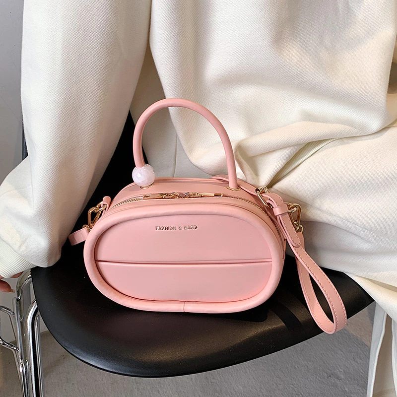 Alejo Small Crossbody-handväska I Konstläder För Kvinnor - Beige
