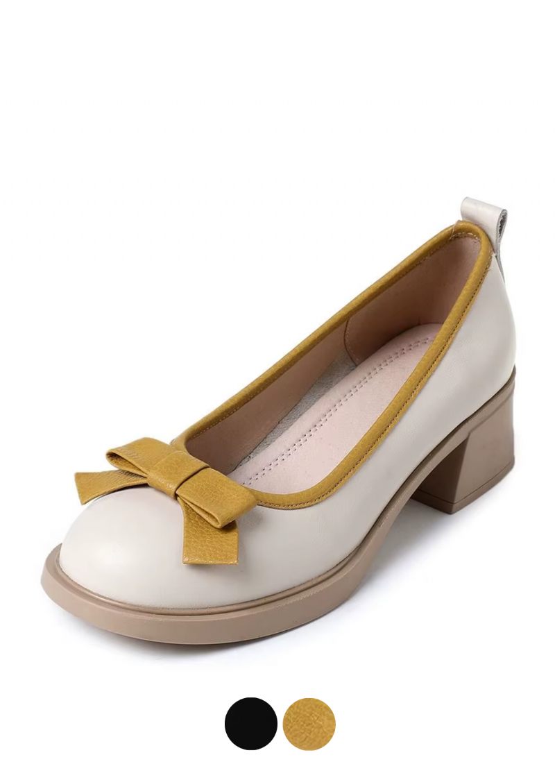 Aleli Dammode Pumps Med Rund Tå