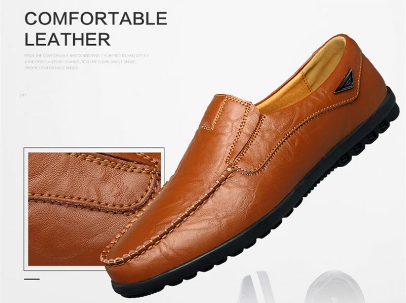 Alessandro Loafers Klänning Skor För Män - Orange