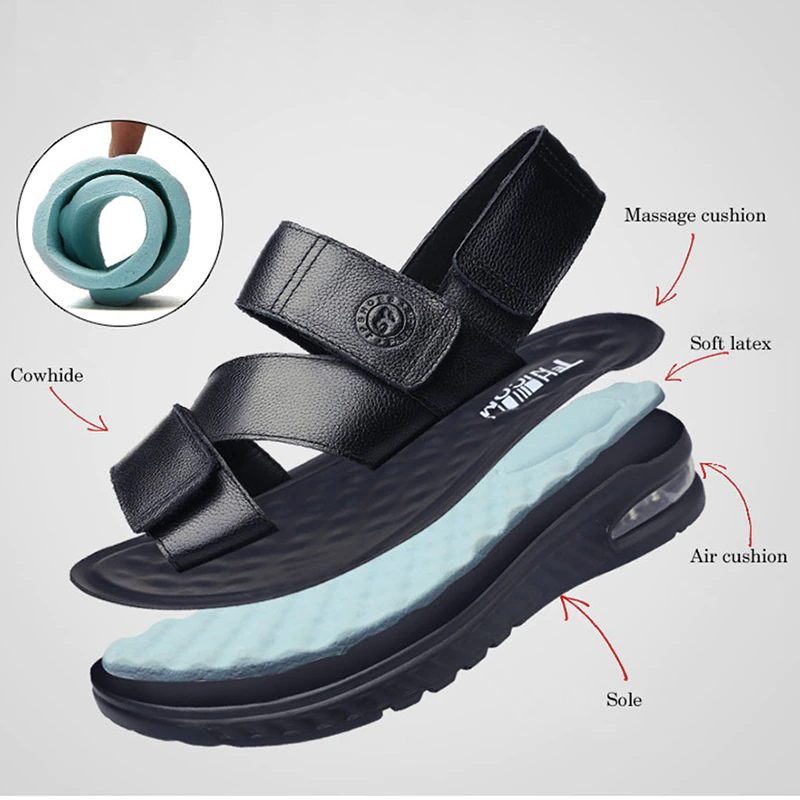 Alex Casual Sandal För Män - Kaffe