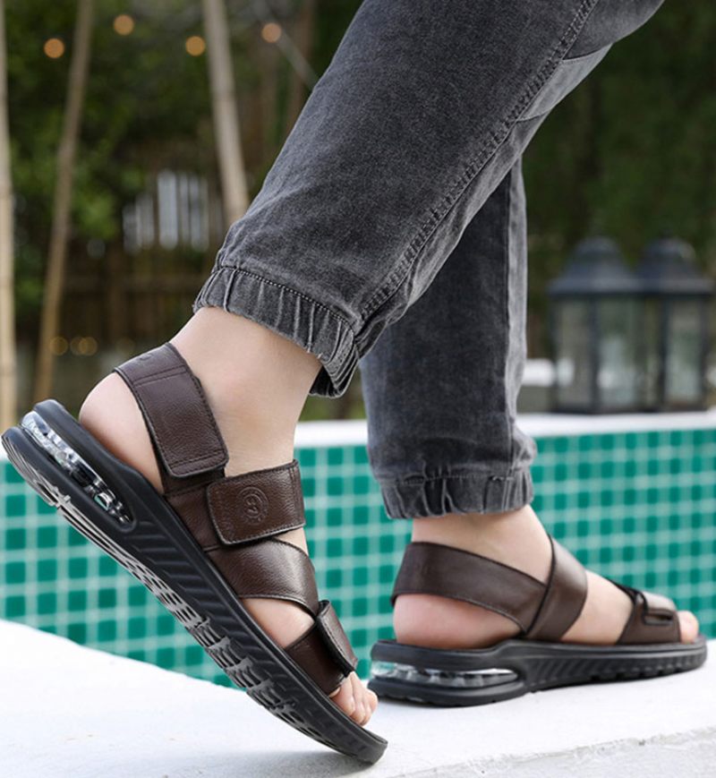 Alex Casual Sandal För Män - Kaffe