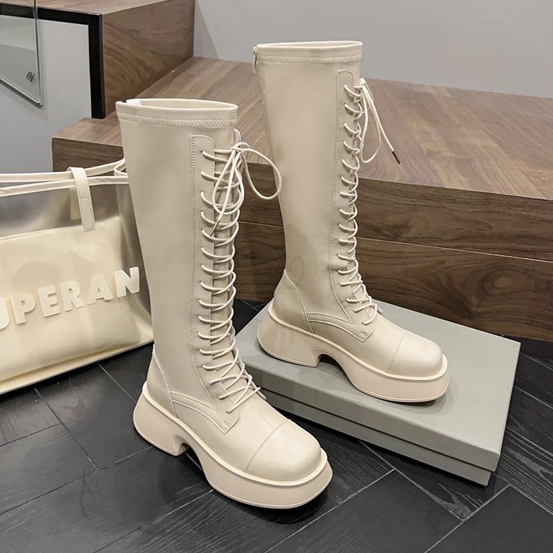 Alexa Damstövlar - Beige