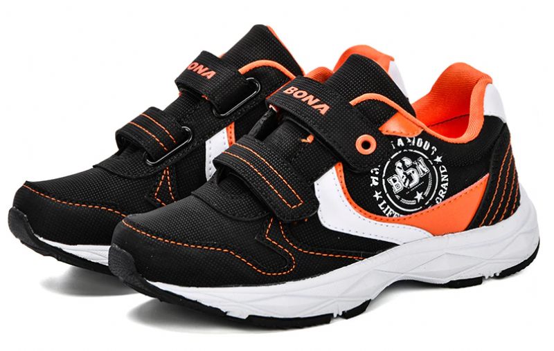 Alfons Pojkar Casual Sneakers - Svart