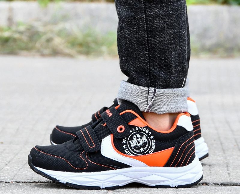Alfons Pojkar Casual Sneakers - Svart